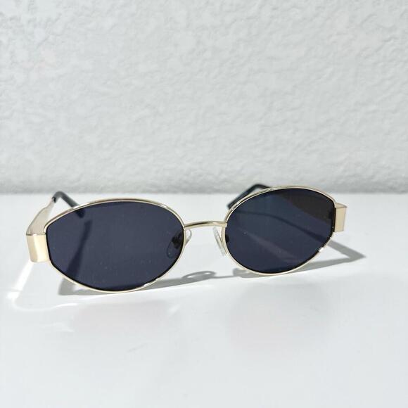 Sojos Retro Woman’s Oval Trendy Gold Sunglasses UV400 - Picture 1 of 8